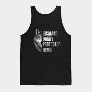 Wolf Husband Daddy Protector Hero Tank Top